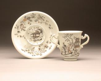 Chocolate Cup and Trembleuse Saucer (designed to hold the cup)
