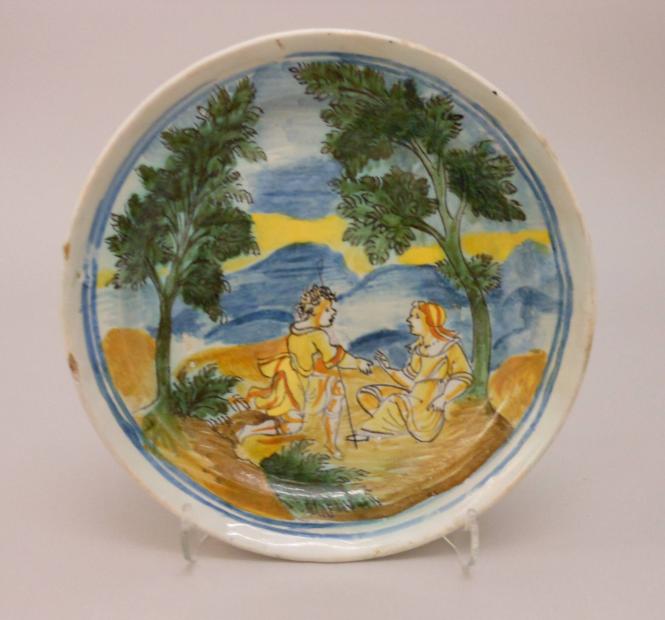 Plate with a Scene from L’Astrée