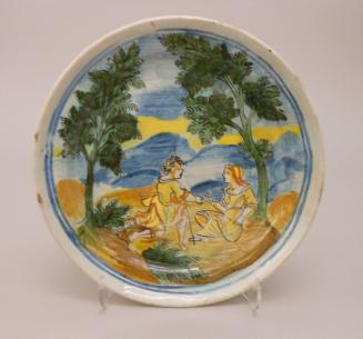 Plate with a Scene from L’Astrée
