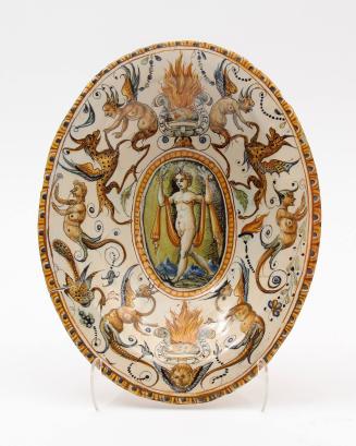 Oval Dish from the Service of  Alfonso II d'Este