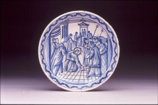 Plate with scene from the life of Christ