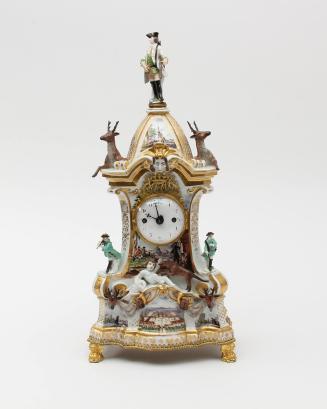 Royal hunting clock for Augustus III