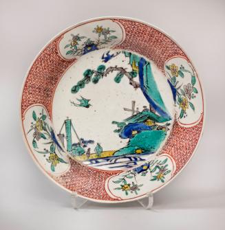 Dish with Landscape