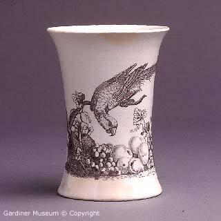 Vase with "Parrot and Fruit" pattern