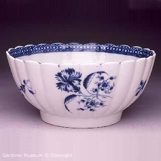 Slop bowl with "Gillyflower" pattern