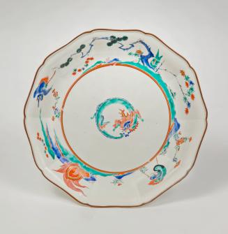 Dish with Coiled Dragon