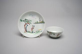 Teabowl and saucer