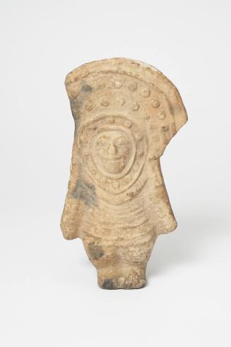 Chone Style Mold-made Male Figure with Feather Headdress