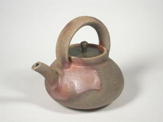 Teapot with Pink Glaze