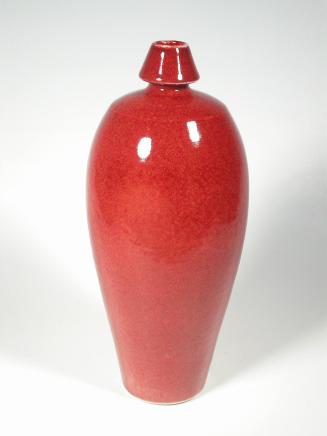 Red Meiping Vase