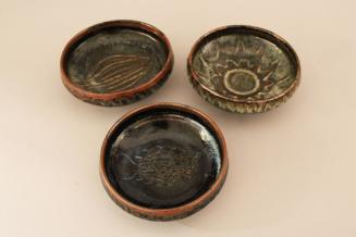 Set of three shallow bowls