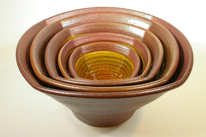 Five Nested Mixing Bowls