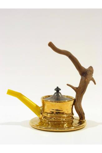 Teapot with Yellow Spout