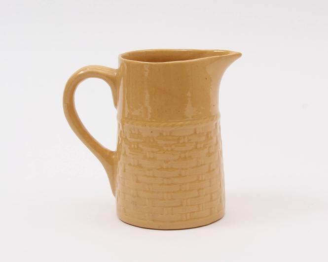 Jug with basket weave pattern