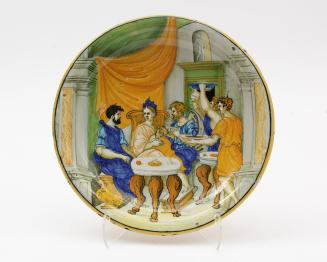 Dish with scene from the Aeneid