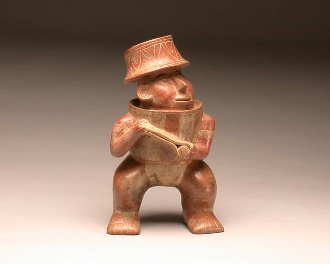 Figure of a warrior with sling