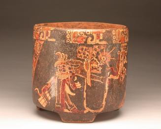 Tripod Vase with Figures Grasping Serpents
