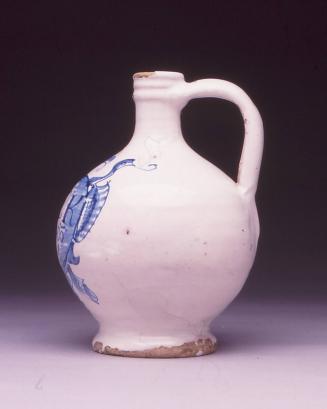 Bottle for "Sack" (an imported fortified wine)