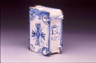 Hand warmer in the shape of a book (perhaps a prayer book)