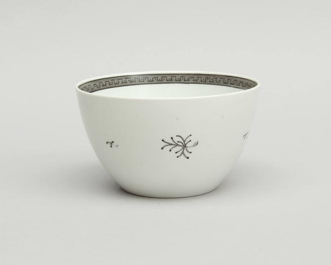 Slop bowl with scattered florals