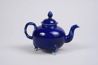 Teapot with Blue Ground