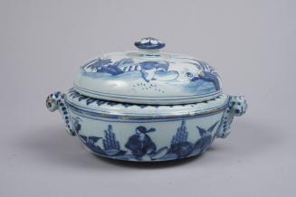 Covered broth bowl (écuelle)