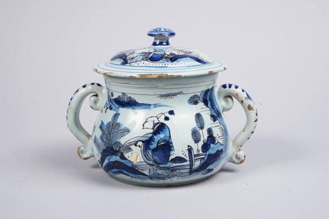 Posset Cup with Chinoiserie