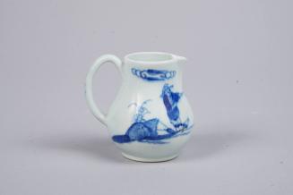Jug with Cross-legged Man