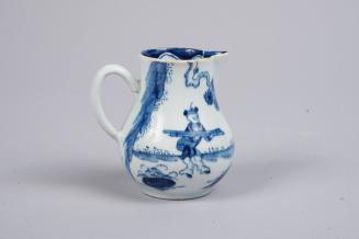 Milk Jug with Golfer and Caddy