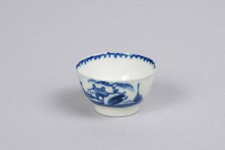 Teabowl and Saucer with Island Landscape