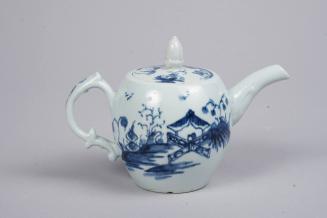 Teapot with Crossed Fence Pattern