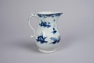 Cider Jug with Structures in a Landscape
