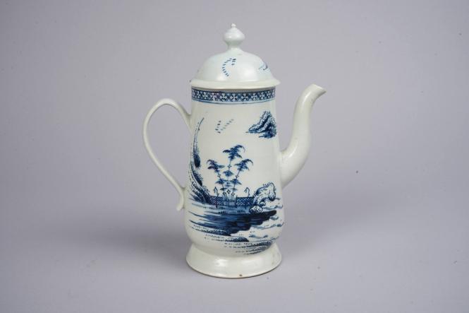 Coffee Pot with Trellis Fence Patter 