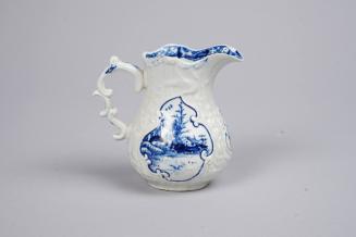 Milk Jug with Structure in Landscape