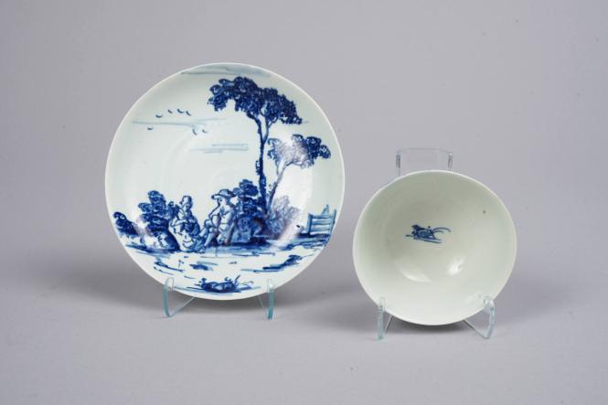 Teabowl and saucer