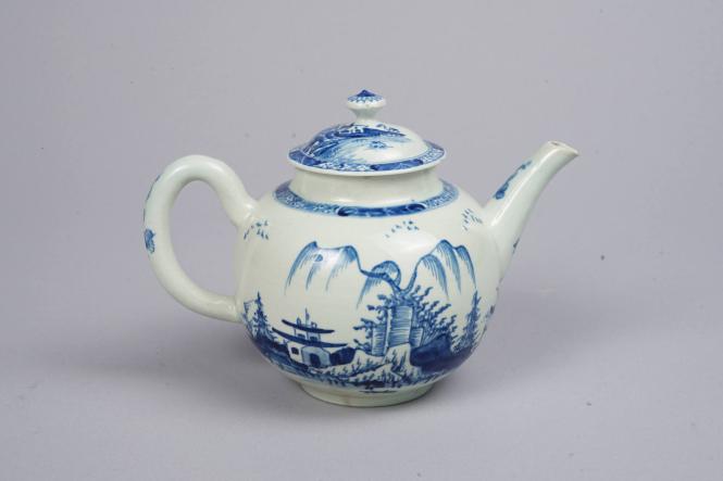 Teapot with Structure in Landscape