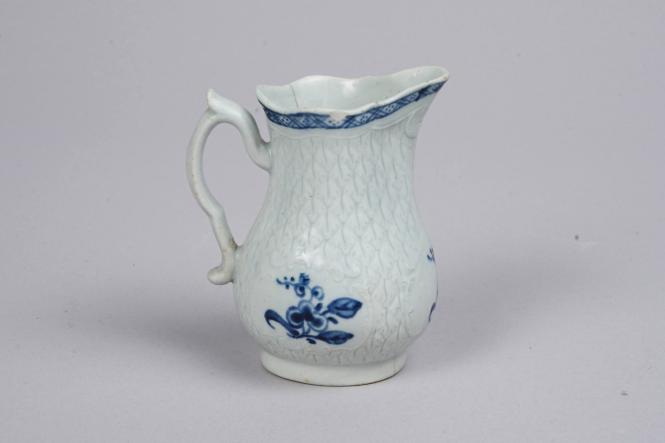 Moulded Milk Jug with Flowers
