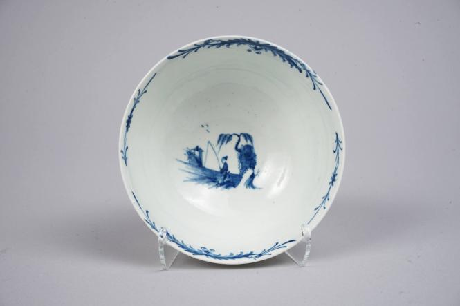 Small Bowl with Fisherman and Willow Pavillion