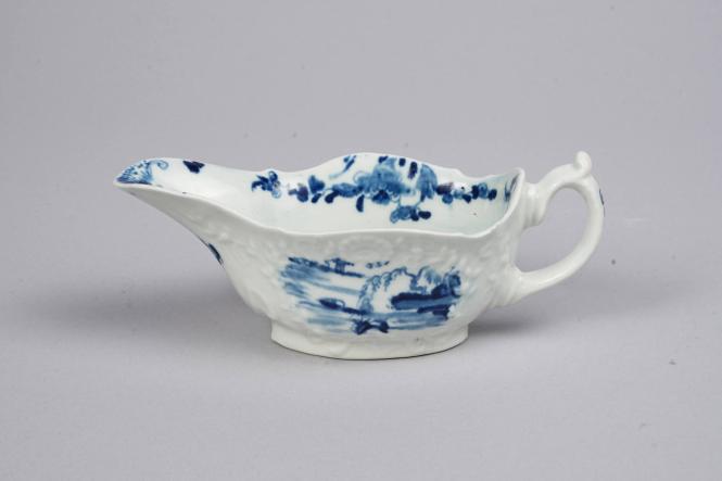 Sauceboat with Boatman Pattern