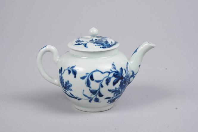 Teapot with Landslip Pattern