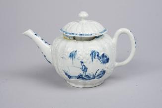 Teapot with Fisherman Pattern