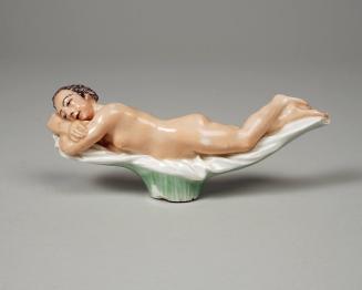 Figural cane handle modelled by Simon Feilner