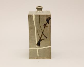 Square bottle with sugarcane